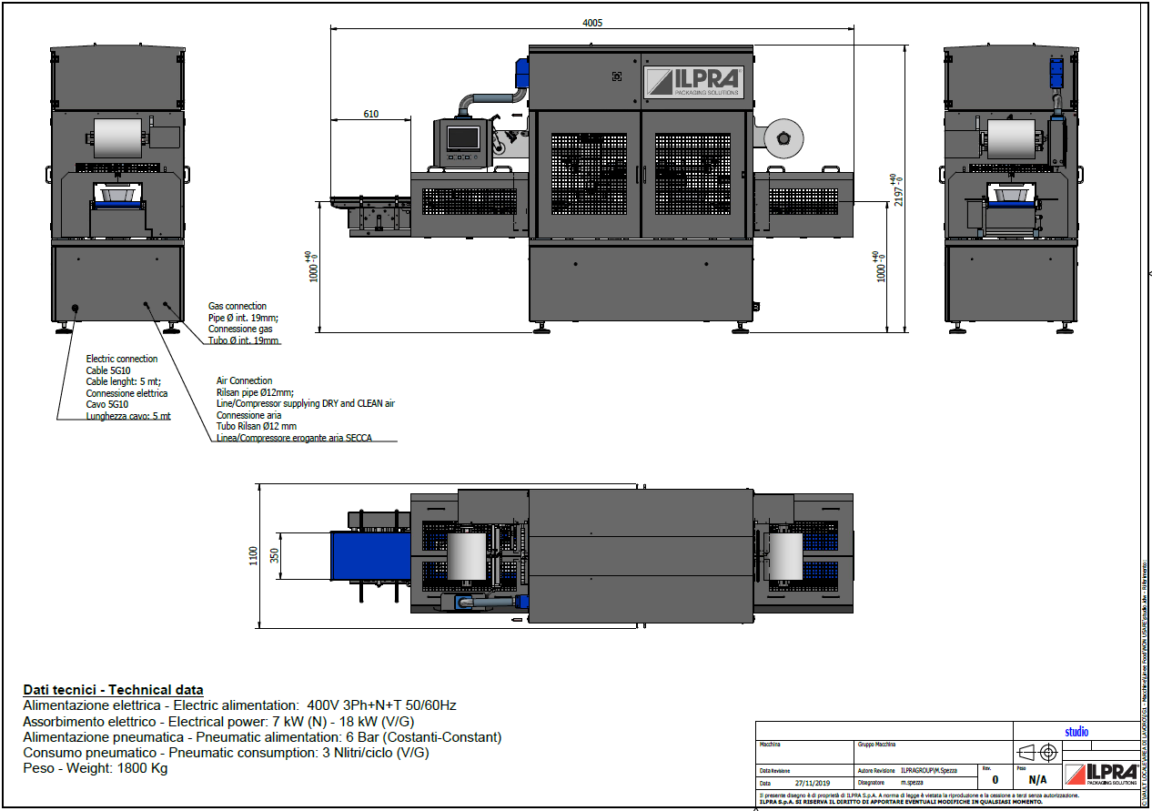 Hyper Tray Sealer Footprint